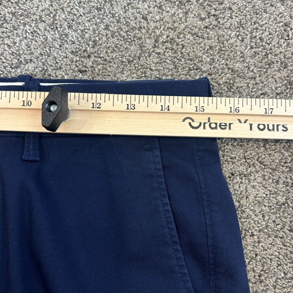 J.Crew Chino Pants Mens 39x32 Navy Blue Athletic Slim Straight Preppy Formal NWT - Picture 12 of 13
